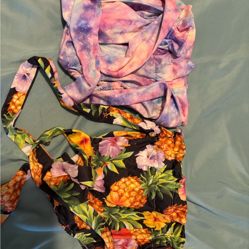 Vibrant Floral and Tie-Dye Women's Tote